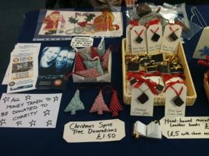 Raising money for charity at the Ipswich Library Craft Fair